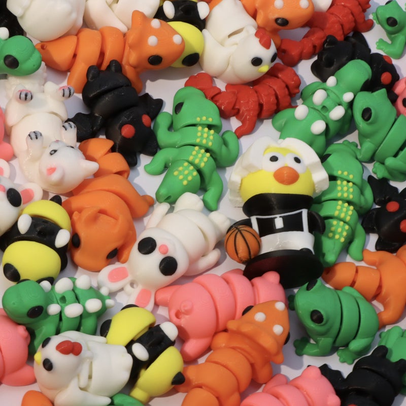3D Printed Mini Animal Model Toy – PLA Eco-Friendly Cartoon Doll for Ages 15-17 - Image 4